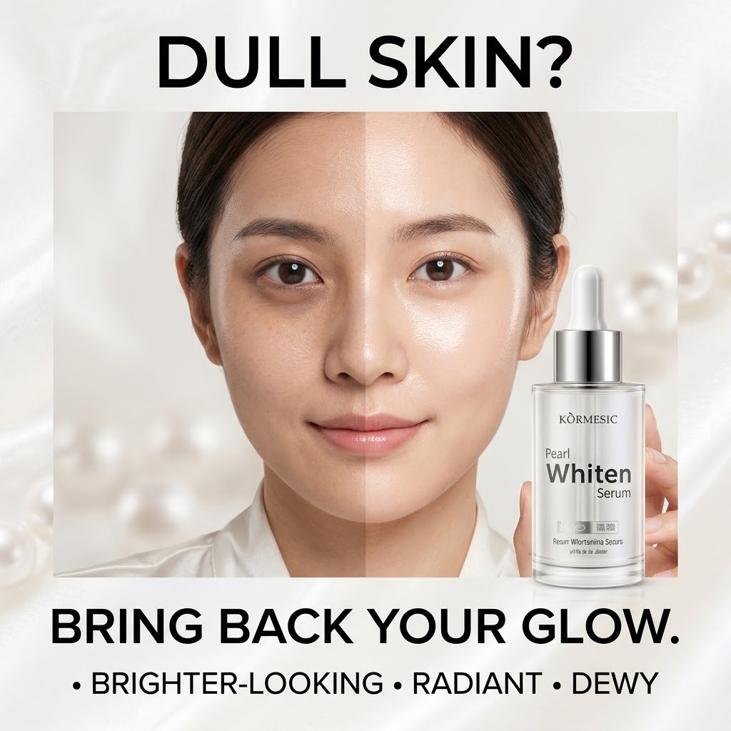Pearl Whiten serum texture and application